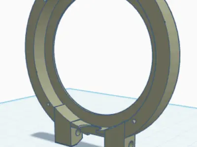 part of a gramophone 3D print model
