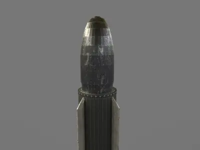 Missile Free low-poly 3D model purchase