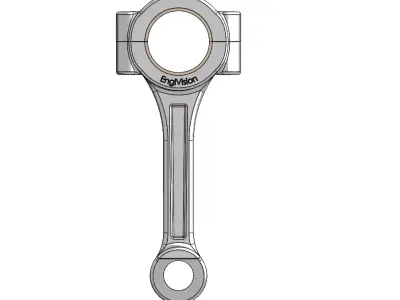 Connecting rod Free 3D model 2