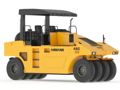 Volvo ABG PT240R Compactor 3D model