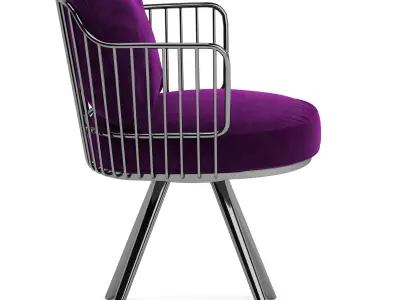 Wittmann Paradise Bird dining chair 3D model