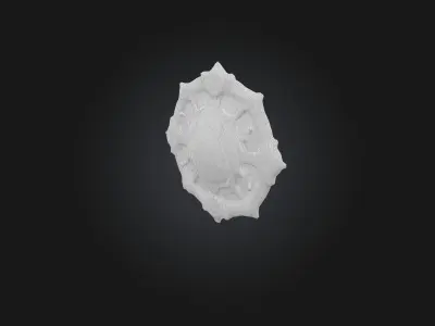 Cursed Amulet Low-poly 3D model