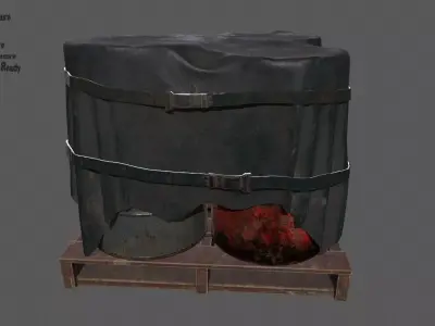 Military Material  Low-poly 3D model