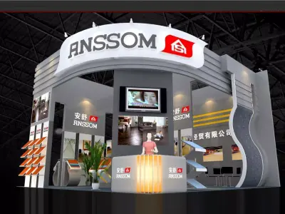 Exhibition - Area - 9X9-3DMAX2009-011 3D model