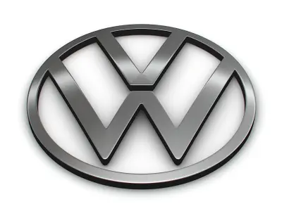 Volkswagen Logo 3D model by Sergey