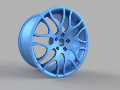 wheel car sport car 3D model