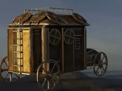 Stage Coach Armored 3D model