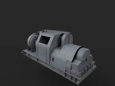 LBU 1200 Low-poly 3D model