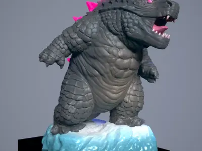 Godzilla Mini 3D print model
