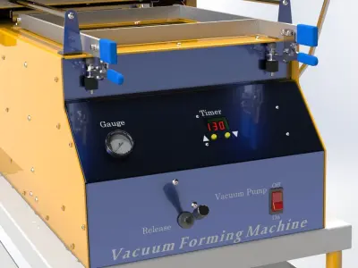 Vacuum Forming Machine 3D model