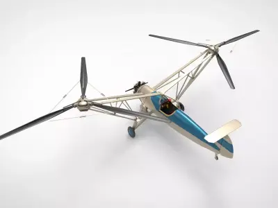 Focke-Wulf Fw 61 3D model purchase