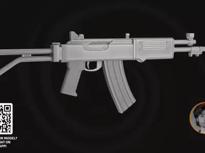 IMI Galil ARM - Elite Tactical Assault Rifle 3D Model 3D model