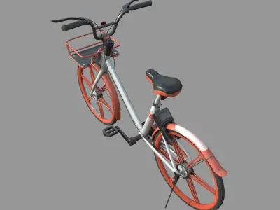bike Bicycle Low-poly 3D model