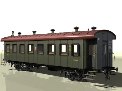 suburban wagon 3D model
