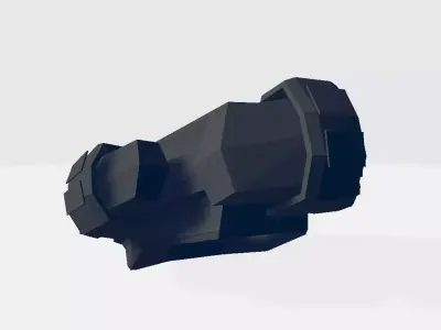 Arm Bag - Military Pouch Low-poly 3D model