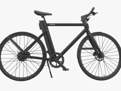 Cowboy C4 E-Bike Black 3D model