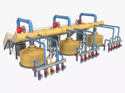 Piping System 4 3D model
