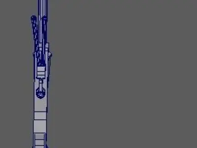 AWP weapon Low-poly 3D model