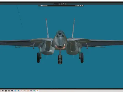 F-14 Miss Molly Free 3D model
