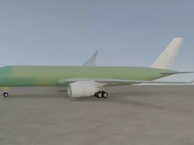 a350-900 pre-delivery 3D model