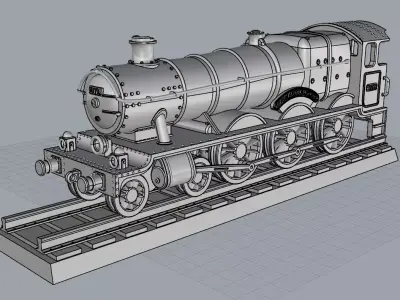Hogwarts Express - 3D Model File STL 3D print model 3D print model