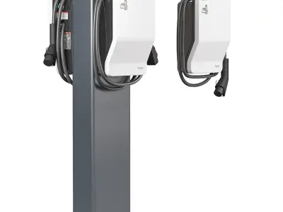 Charging station EVlink Wallbox 3D model