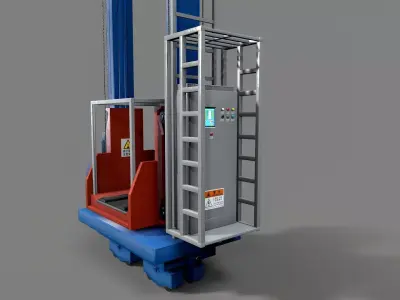 Stacker Crane Low-poly 3D model purchase