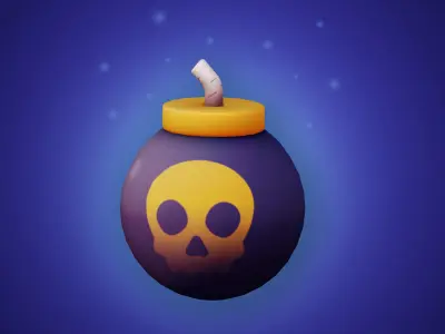 Stylized Bomb Assets 3D model