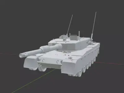 Type 90 Main Battle Tank Free 3D model
