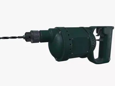 Old Drill machine 3D model