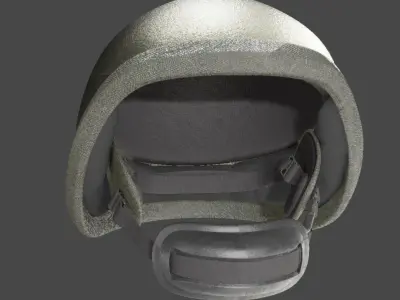 military Combat  helmet 3D model