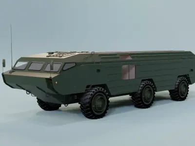 9K54-1Missile System 3D model