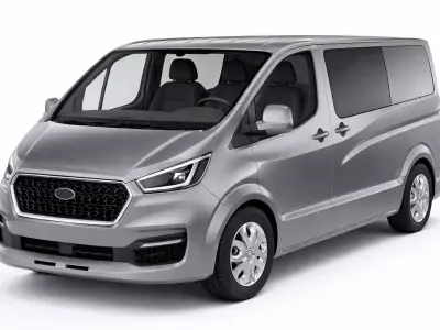Generic Delivery Van 3D Model Cargo Distribution Vehicle 03 3D model