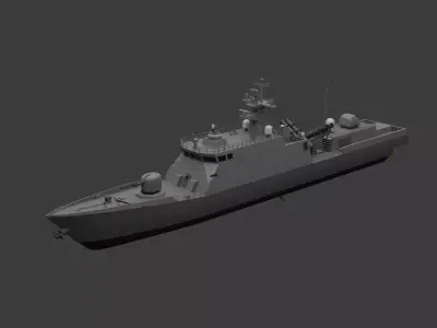 Yoon Youngha-class Patrol Missile Vessel 3D model