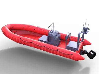 Lifeboat RIB V3 3D print model
