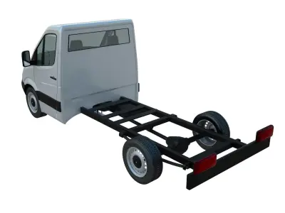 Mercedes Benz Sprinter chassis base model 2014-2017 3D model