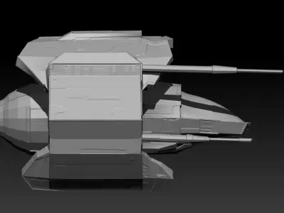 Starship star wars spaceship helmet Low-poly 3D model