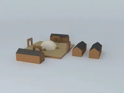 Training institute 3D model