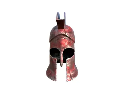 Roman Soldier Helmet Low-poly 3D model