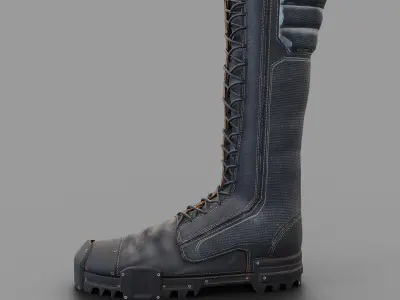 Combat Boots 3D model