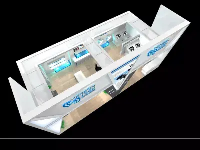 Exhibition - Area -10X5-3DMAX2009-017 3D model