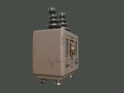 Stylized Limbo Radio Low-poly 3D model