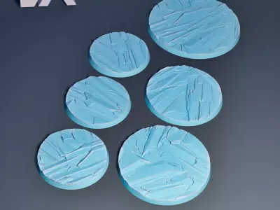 HD Base Set 24 - Crystalline 3D print model