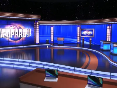 TV Game Show - Jeoprady 3D model