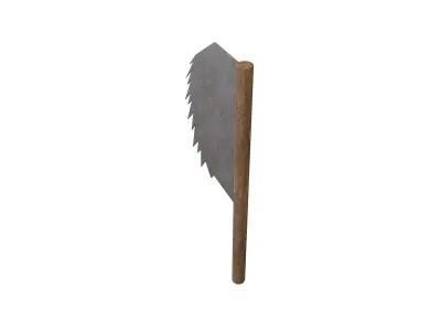 Fantasy Style Axe v1 002 Low-poly 3D model