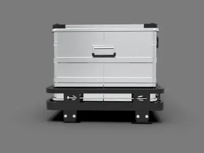 Generic Off-Road Storage Boxes Low-poly 3D model