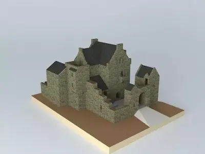 Really Old Castle Free 3D model