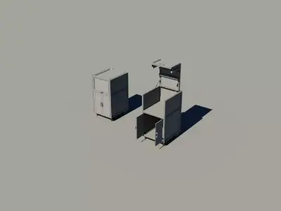 Chariot MAG 800 FBX OBJ STL Transporting and carrying Free low-poly 3D model
