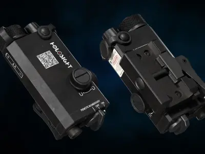 Holosight Aim Laser Sight  Low-poly 3D model