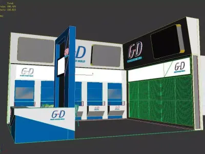 Exhibition - Area -7X6-3DMAX2010-025 3D model